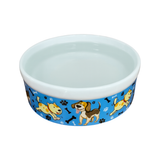 Comedouro Pet Azul de Porcelana 600ml