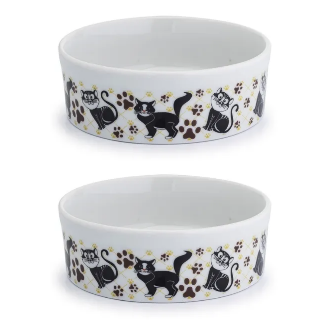 Comedouro Pet de Porcelana 600ml BelaVista