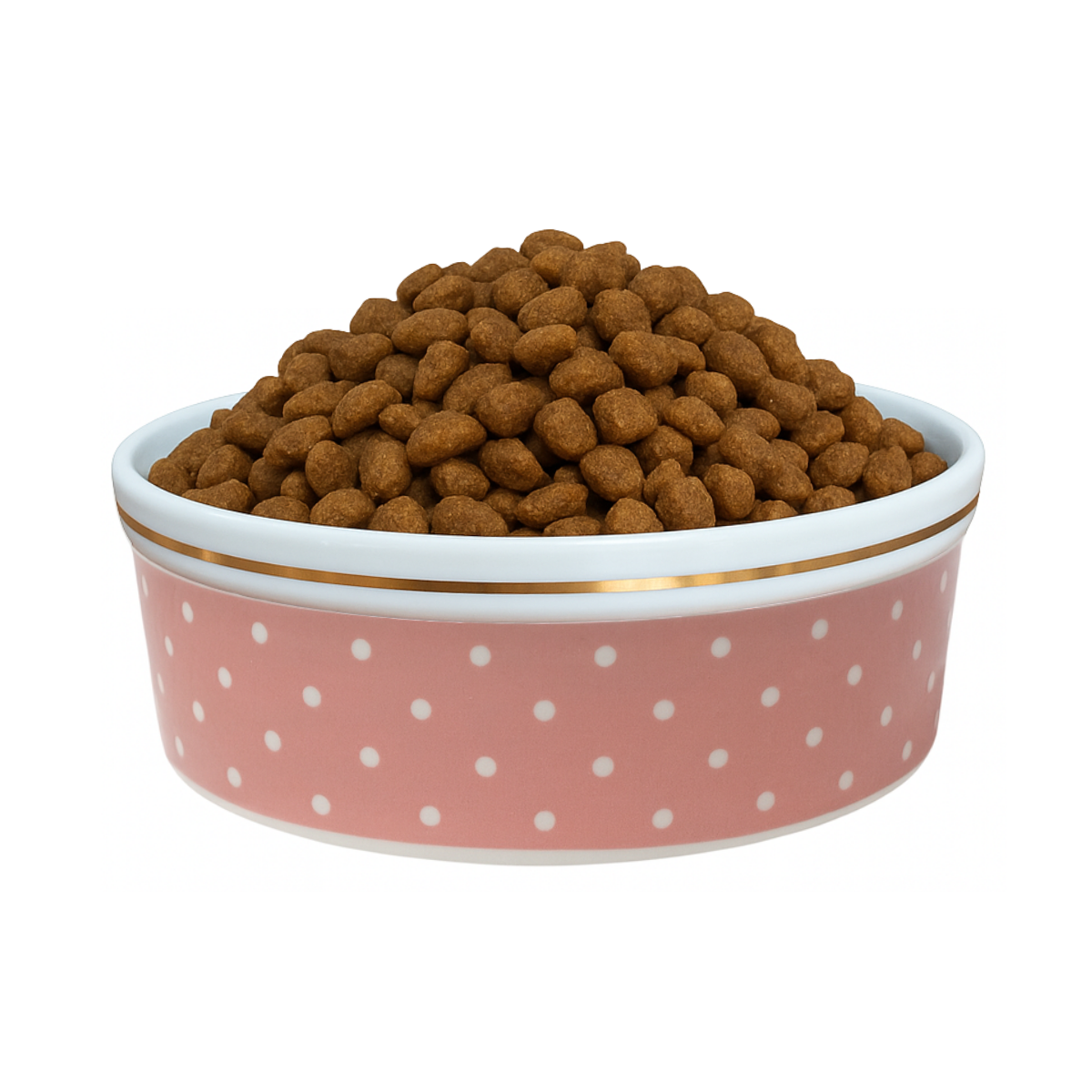 Comedouro Rosa de Porcelana 600ml