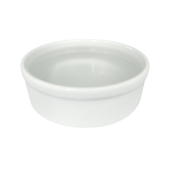 Comedouro pet porcelana 600ml Branco Rosa Vermelho e Azul