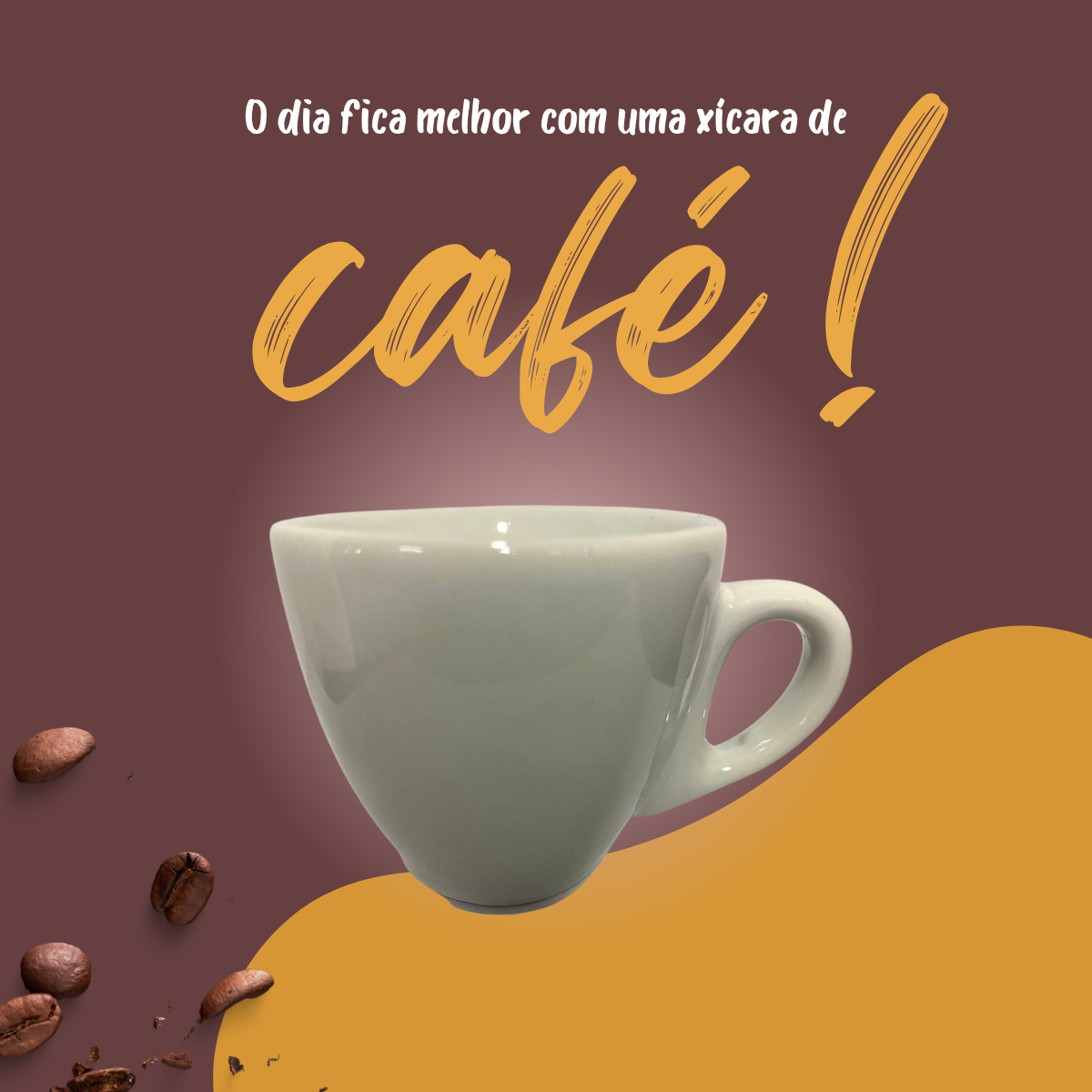 Xicara de Café Jundiai Sem Pires de Porcelana BelaVista