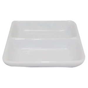 Porta Patê Molho C/ Divisão Porcelana BelaVista