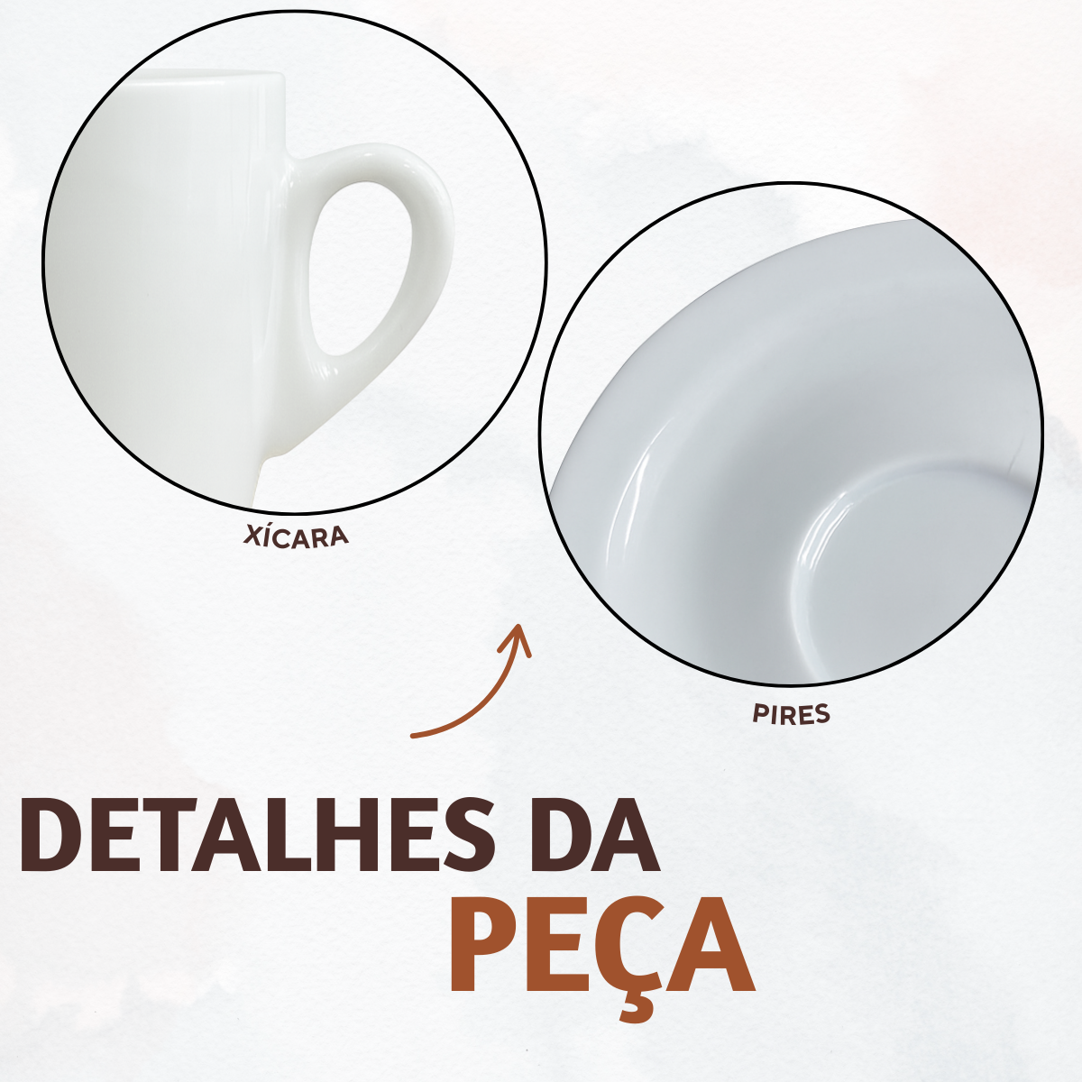 Xicara café genova porcelana segunda linha 85ml