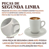 Xicara café genova porcelana segunda linha 85ml