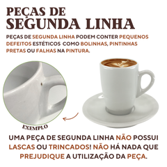 Xicara Café Genova Porcelana Segunda Linha 85ml
