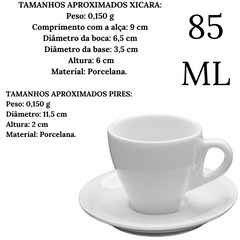 Kit 50 Xicara Café Buondi 85ml Personalizado BelaVista Xicara de Café