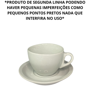 Xicara Coquinho Cabo Jundiaí Com Pires Segunda Linha 150ml - A Gourmet