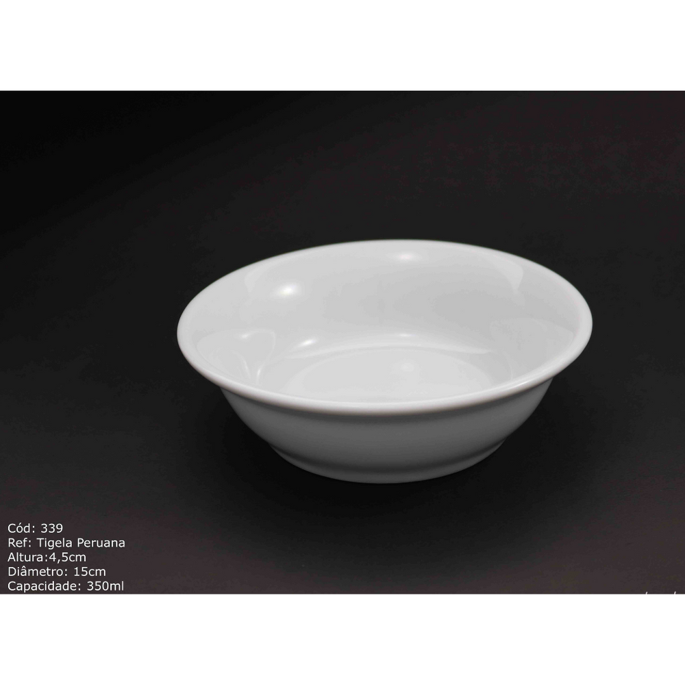 Tigela Peruana em Porcelana 350ml BelaVista