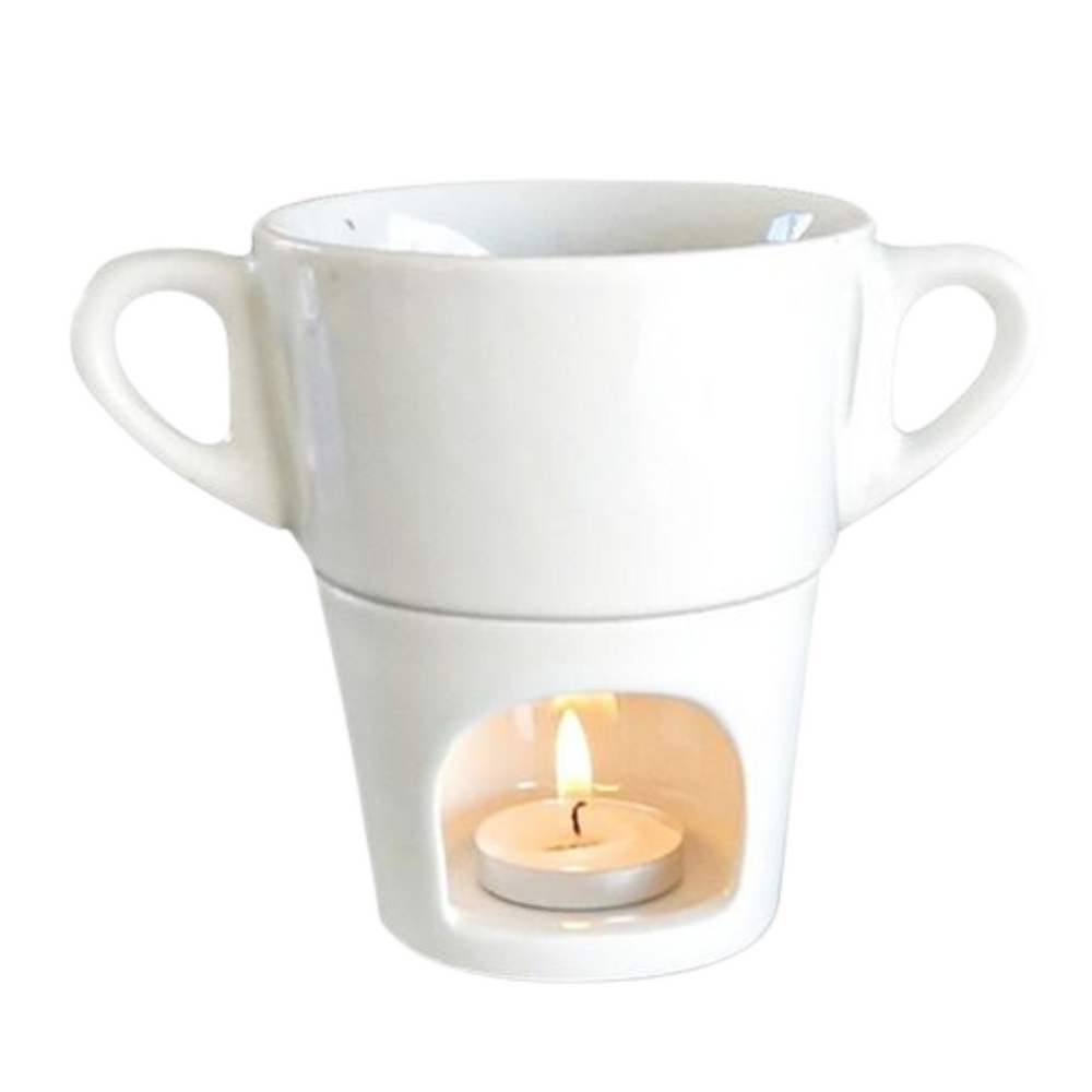 Fondue em Porcelana C/ Duas Alças BelaVista