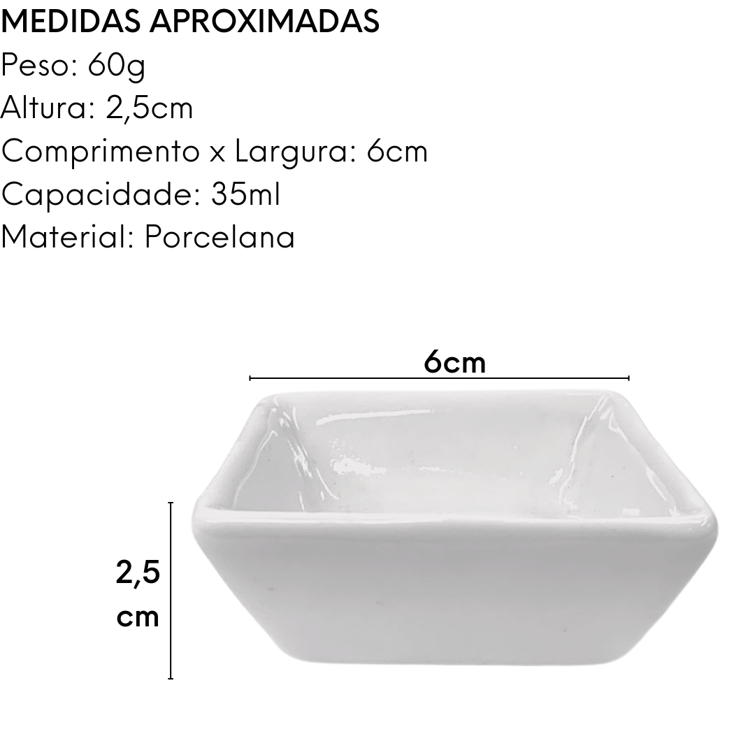 Porta Patê Molheira 35 ml BelaVista