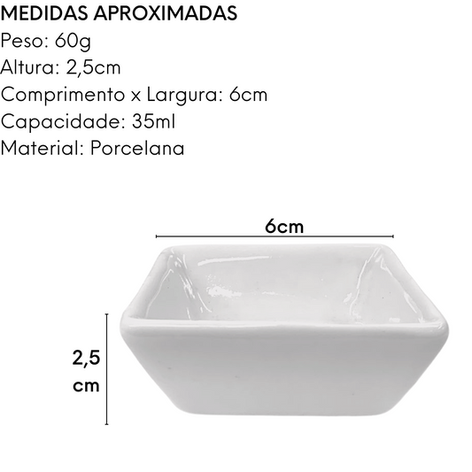 Porta Patê Molheira 35 ml