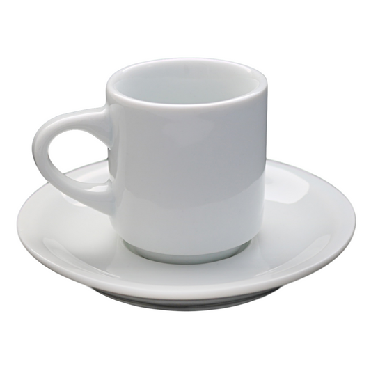 Xicara de Café Hotel em Porcelana C/ Pires 70ml