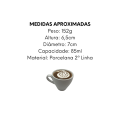 Kit 50 xícara de café Buondi personalizada com logomarca BelaVista Xicara de Café