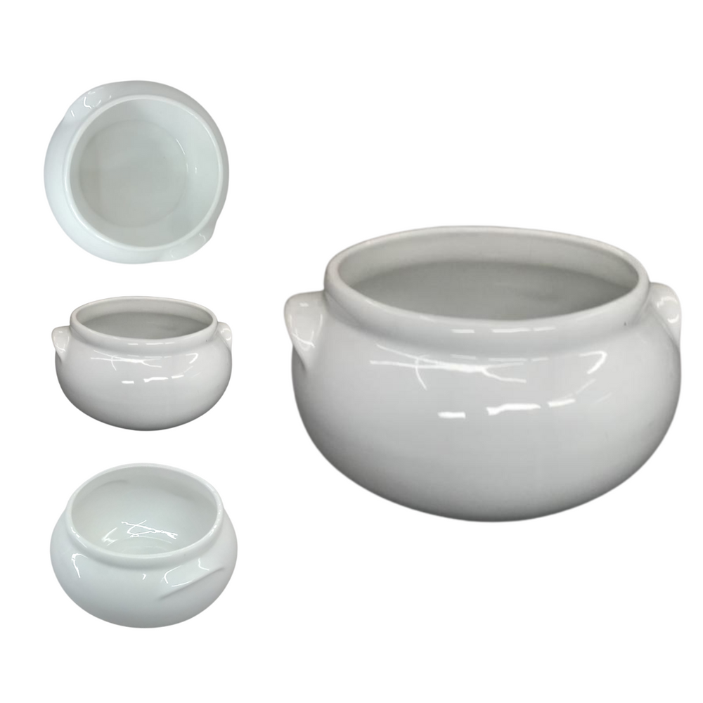 Cumbuca Grande em Porcelana S/ Tampa BelaVista