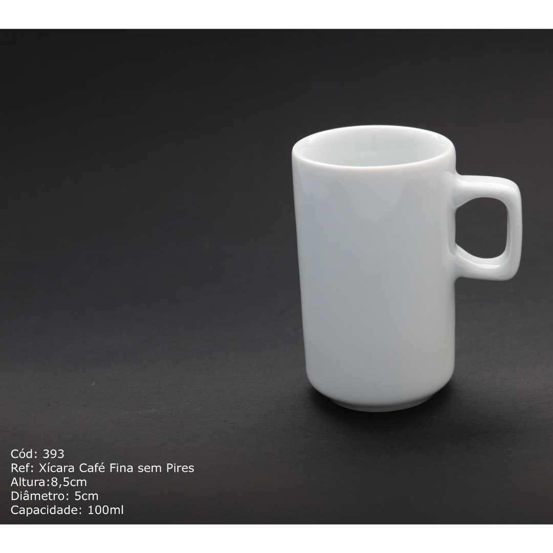 Xicara de Café 100ml Fina S/ Pires BelaVista