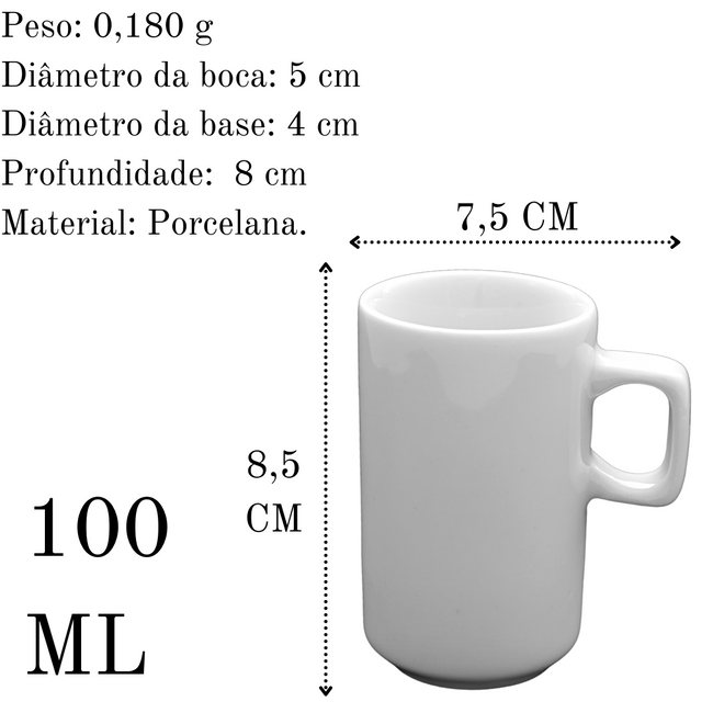 Xicara de Café 100ml Fina S/ Pires Main Image