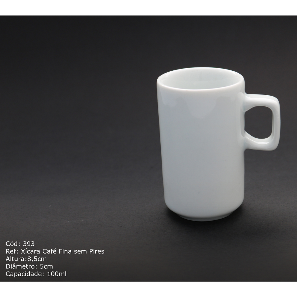 Xicara de Café 100ml Fina S/ Pires BelaVista