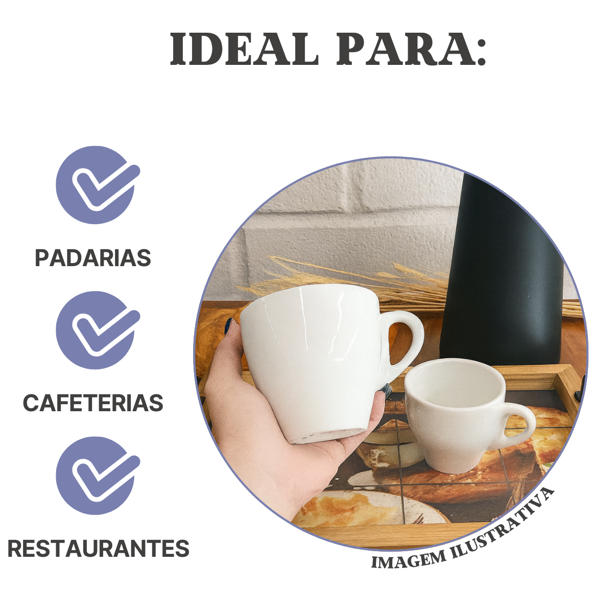 Xicara de Chá Buondi 200ml Segunda Linha