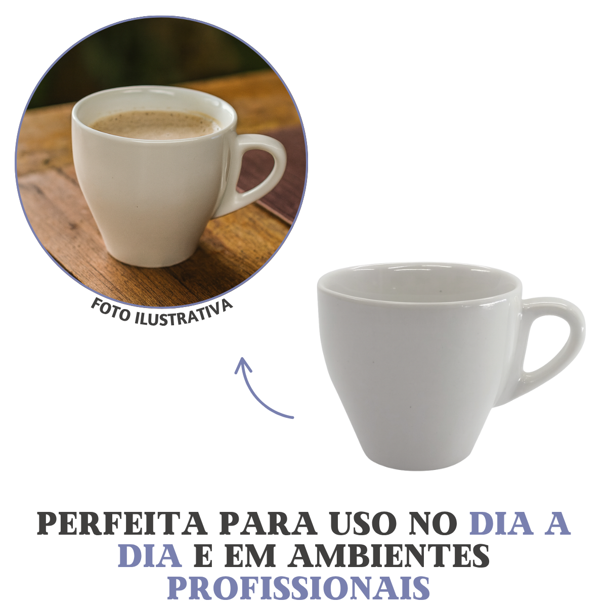 Xicara de Chá Buondi 200ml Segunda Linha