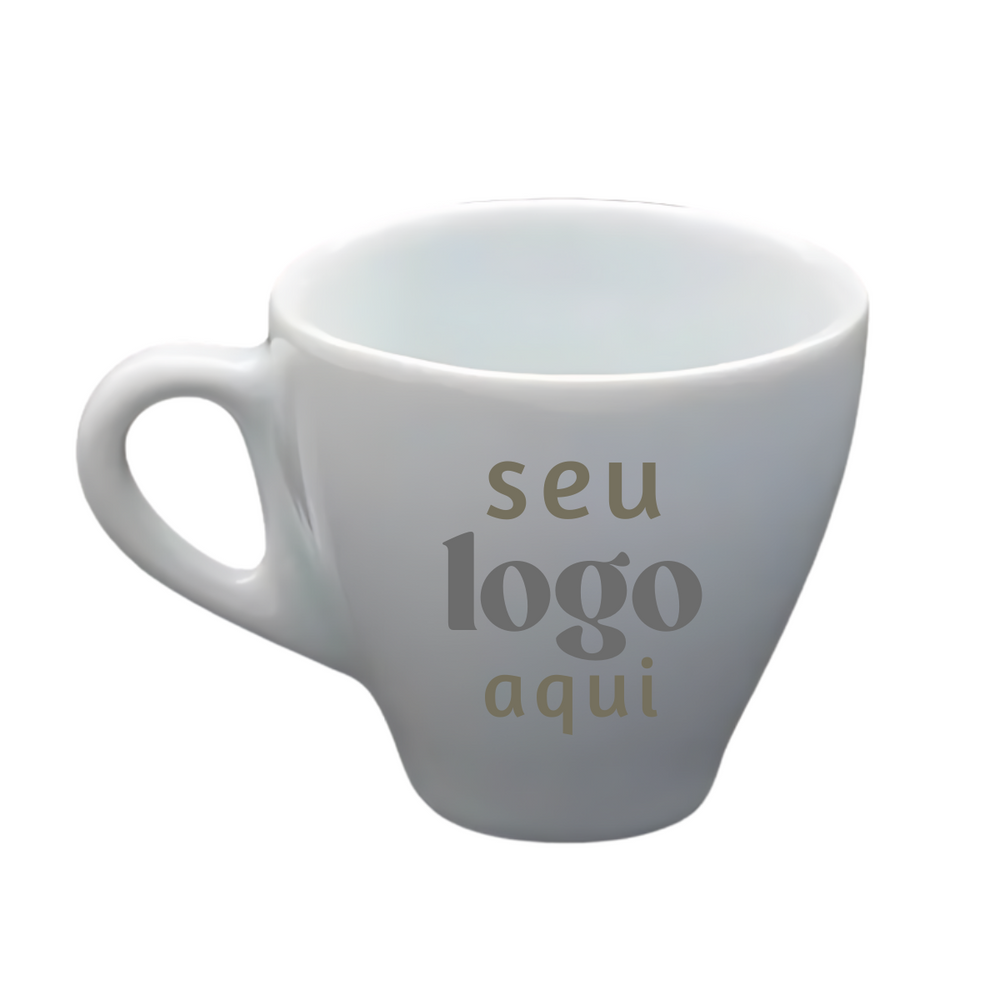 Kit 50 Xicara chá Buondi com sua marca BelaVista Xicara de Chá