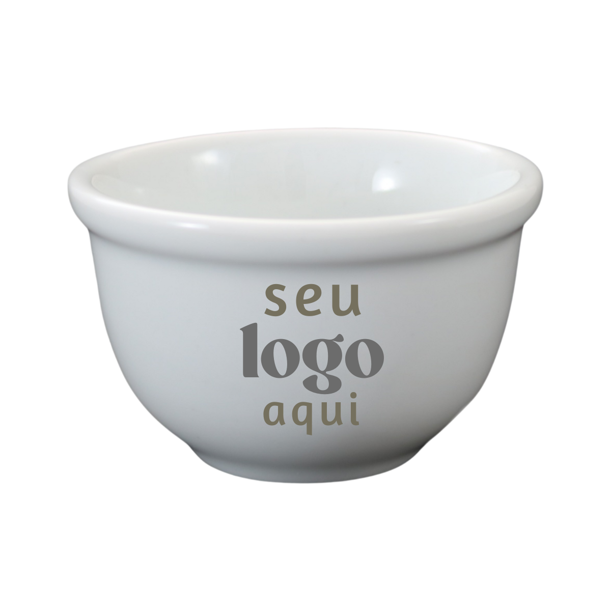Kit 50 Tigela Porta Vinagrete de Porcelana Personalizado BelaVista Tigela