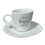 Kit 50 Xicara C/ Pires cabo bico Personalizado BelaVista Xicara de Café