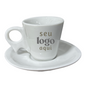 Kit 50 Xicara C/ Pires cabo bico Personalizado BelaVista Xicara de Café