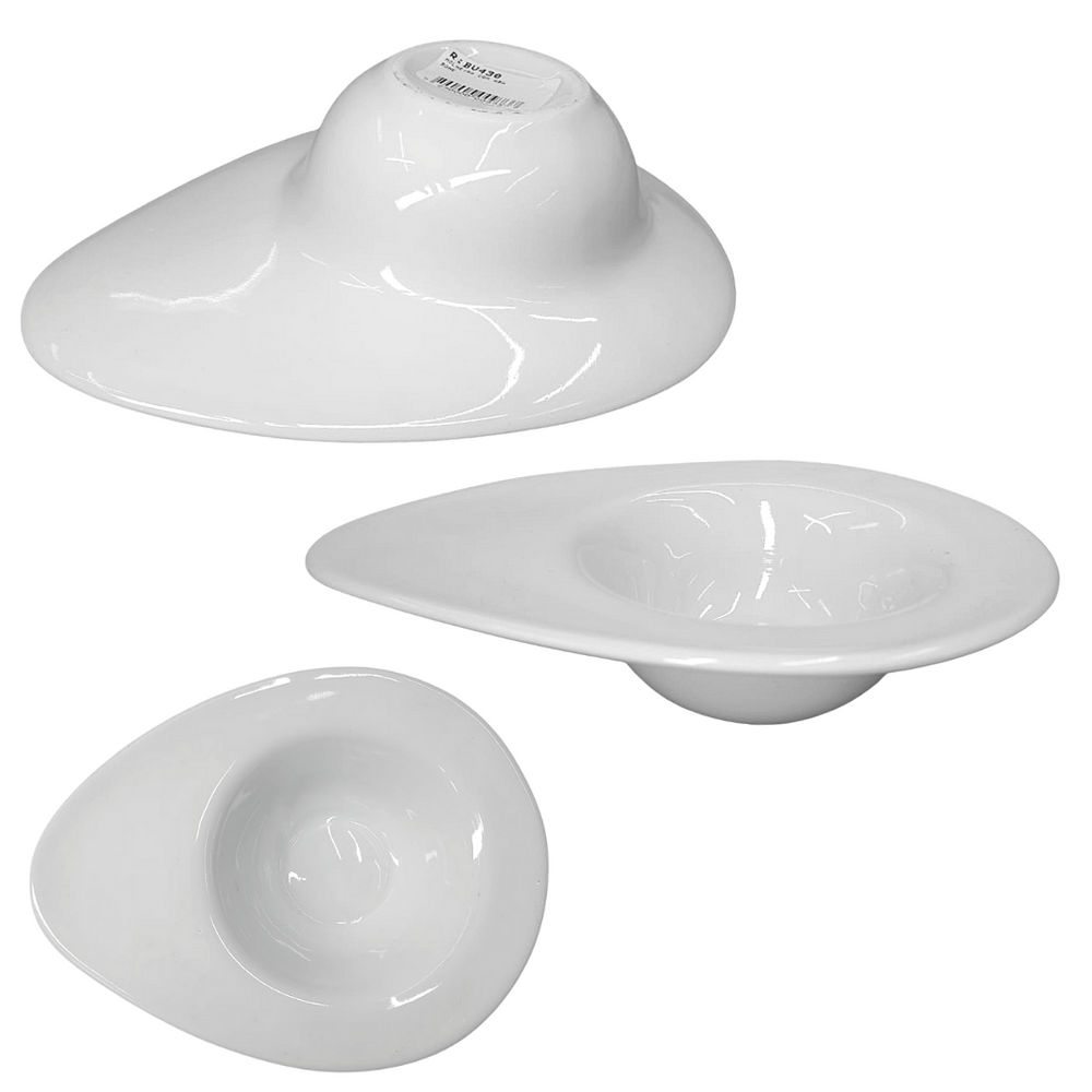 Molheira Redonda Aba Boné em Porcelana BelaVista