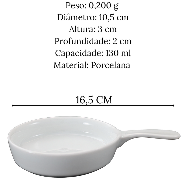 Molheira em Porcelana 130ml Main Image