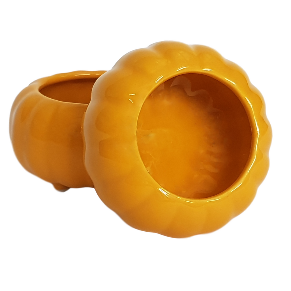 Ramequim Abóbora Laranja em Porcelana 130ml BelaVista