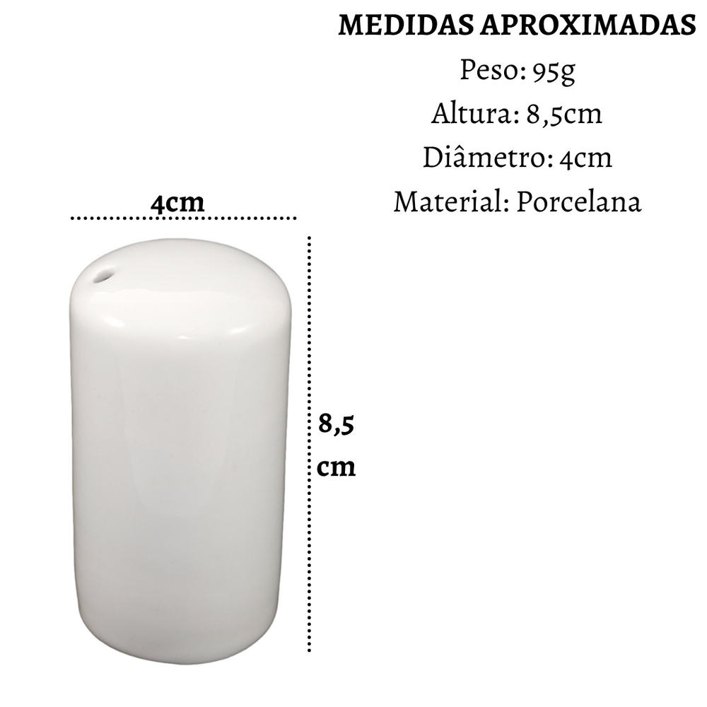 Paliteiro de Porcelana Simples BelaVista