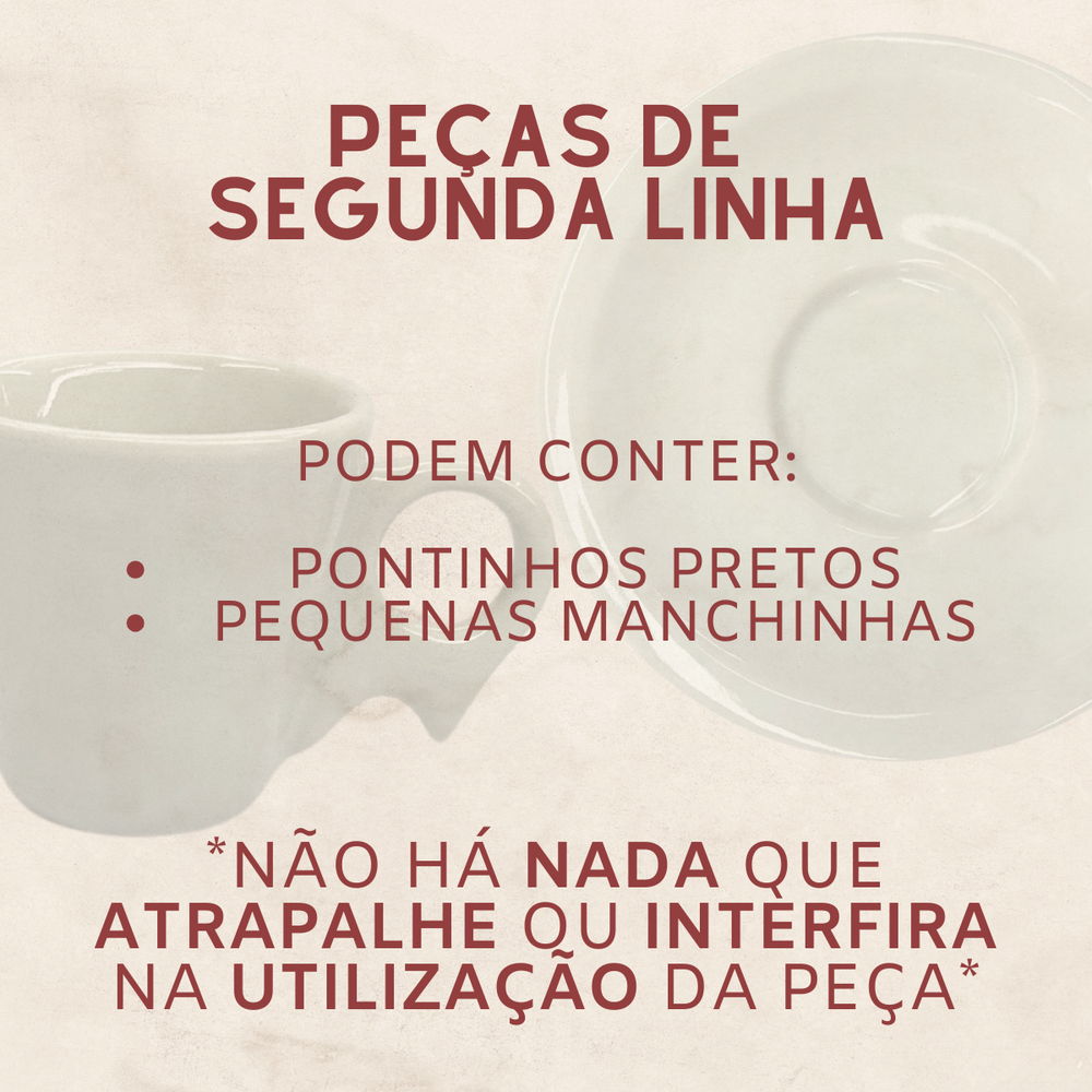 Xicara 70ml Com Pires Porcelana - A Gourmet
