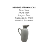 Jarra Com Cabo de Porcelana 100ml