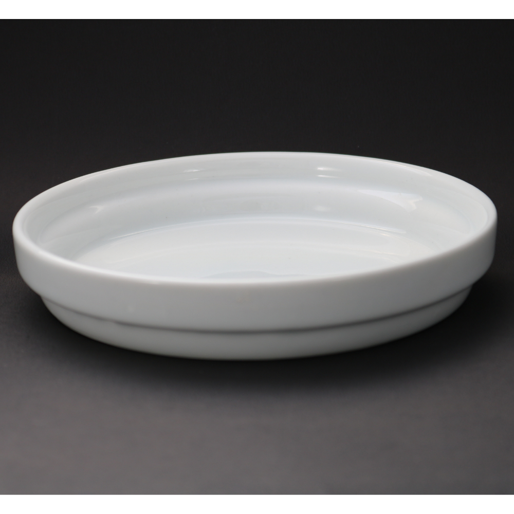 Prato Redondo Sobremesa em Porcelana 18cm BelaVista