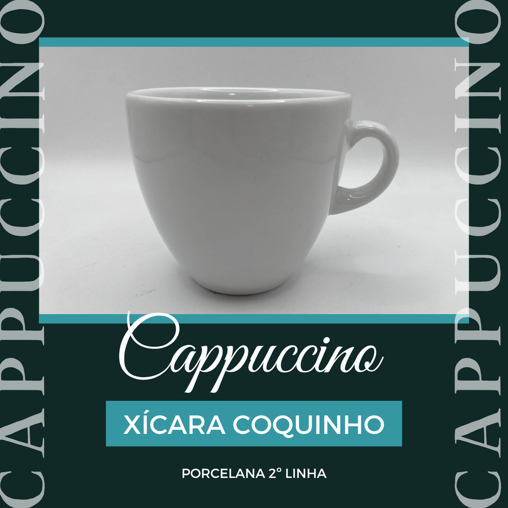 Kit 50 Xícara Chá Coquinho com sua logo marca BelaVista Xicara de Chá