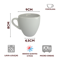 Xicara chá coquinho cappucino
