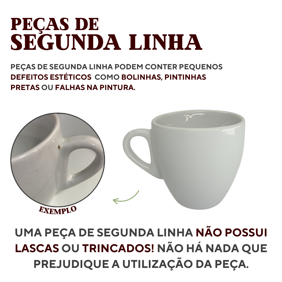 Xicara chá coquinho cappucino