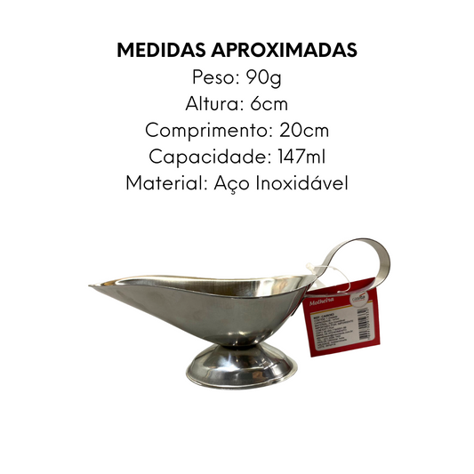 Molheira em Aço Inox 147ml