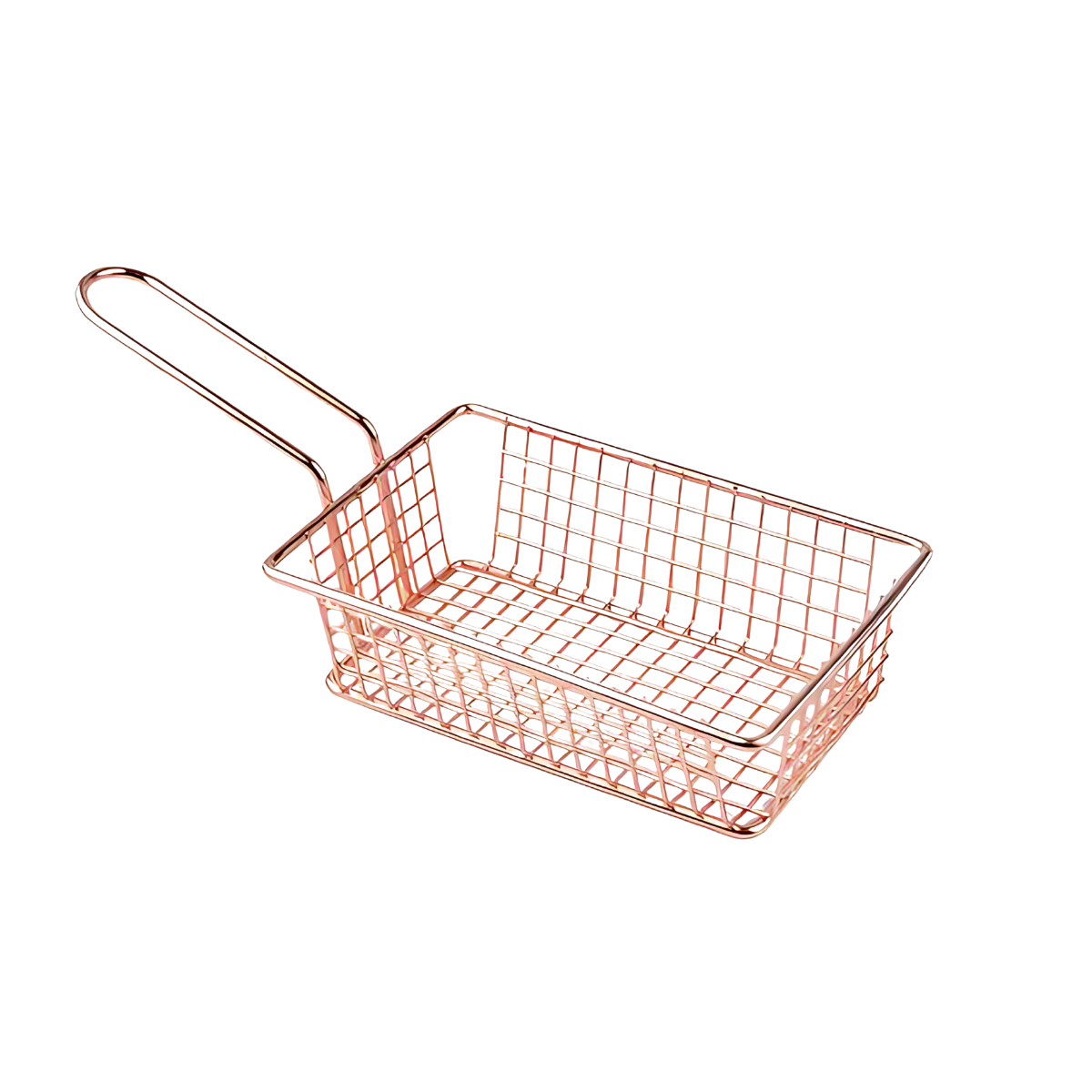 Cesto Para Servir Ferro Rose Gold