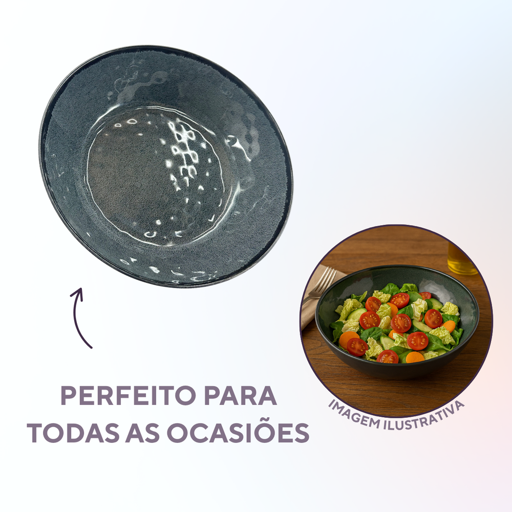 Tigela de Melamina Chumbo - A Gourmet