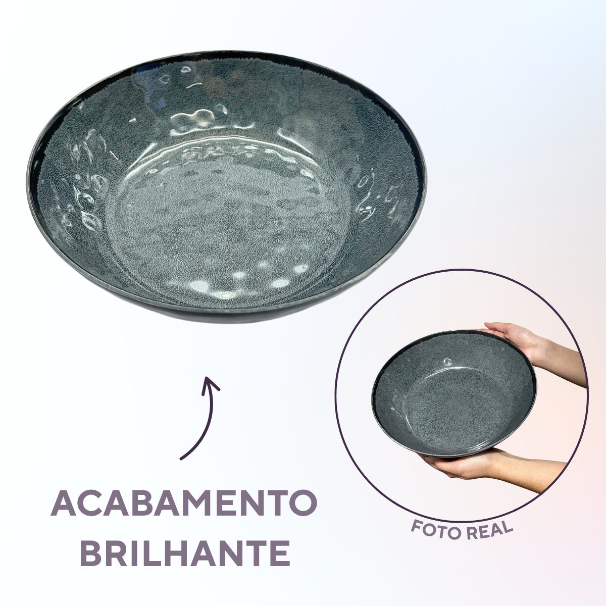 Tigela de Melamina Chumbo - A Gourmet