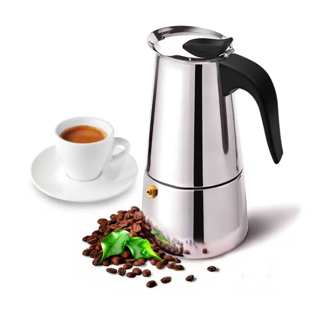 Cafeteira italiana 300ml em Aço Inox Etilux
