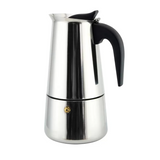 Cafeteria Italiana 4 Xicaras Aço Inox Etilux