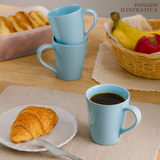 Caneca Tulipa Porcelana Azul
