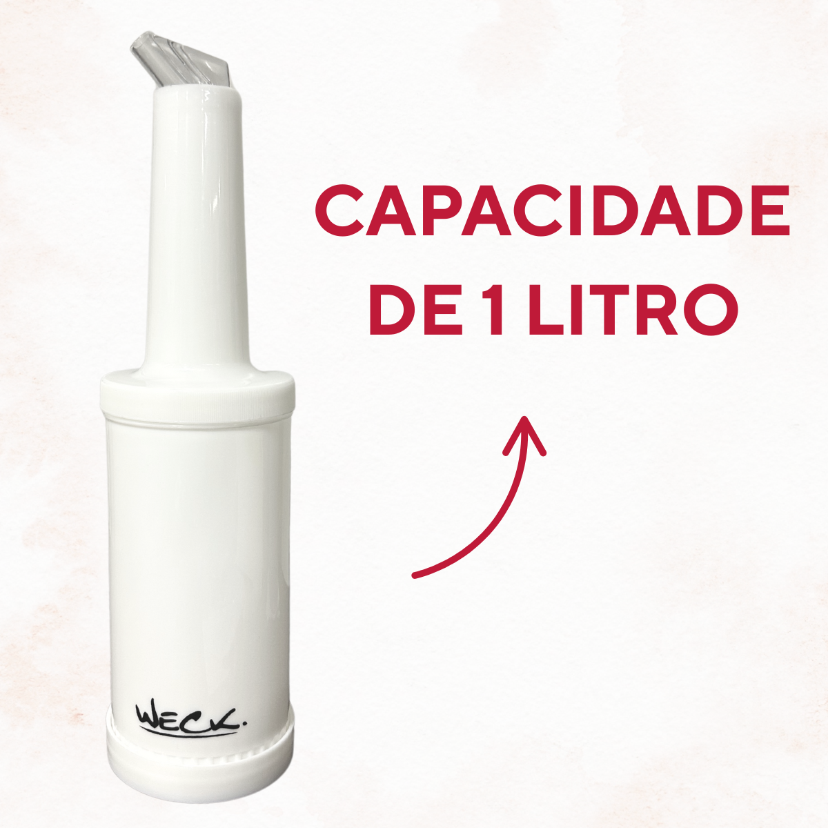 Garrafa Dosadora Plástico 1 Litro - A Gourmet