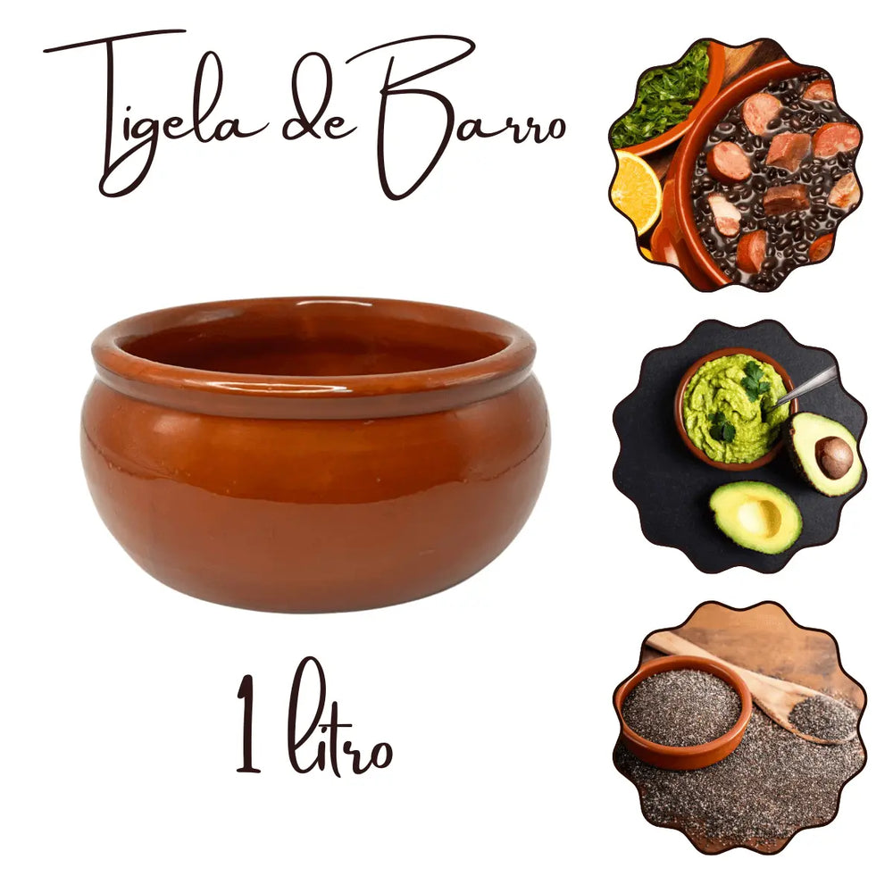 Cumbuca Paulista N° 3 de Barro com 1 Litro Motta