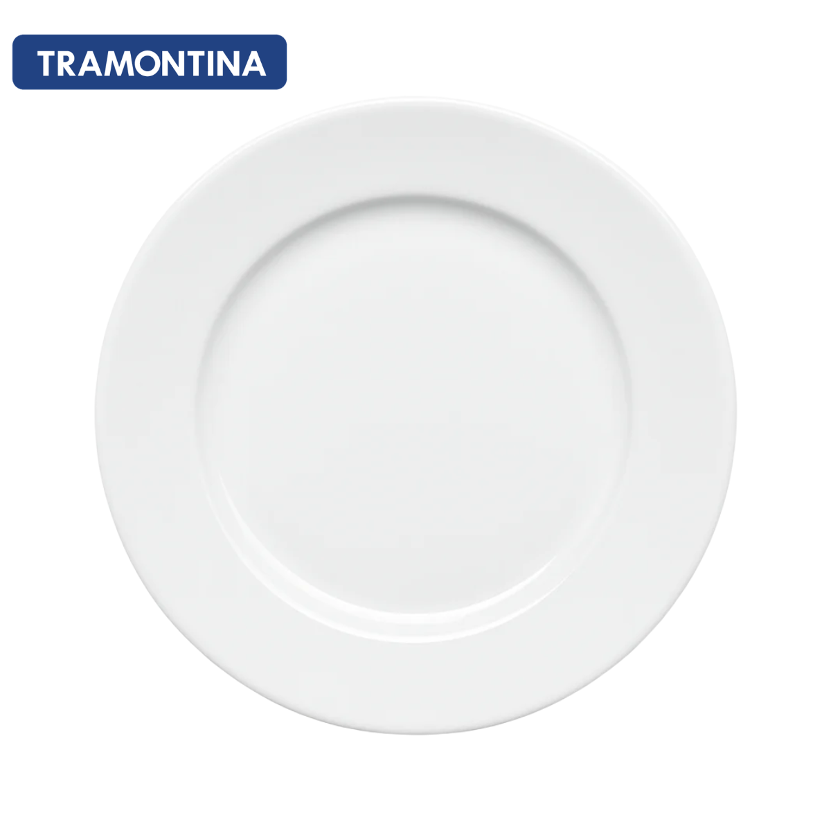 Prato de Porcelana Branca Tramontina 24cm