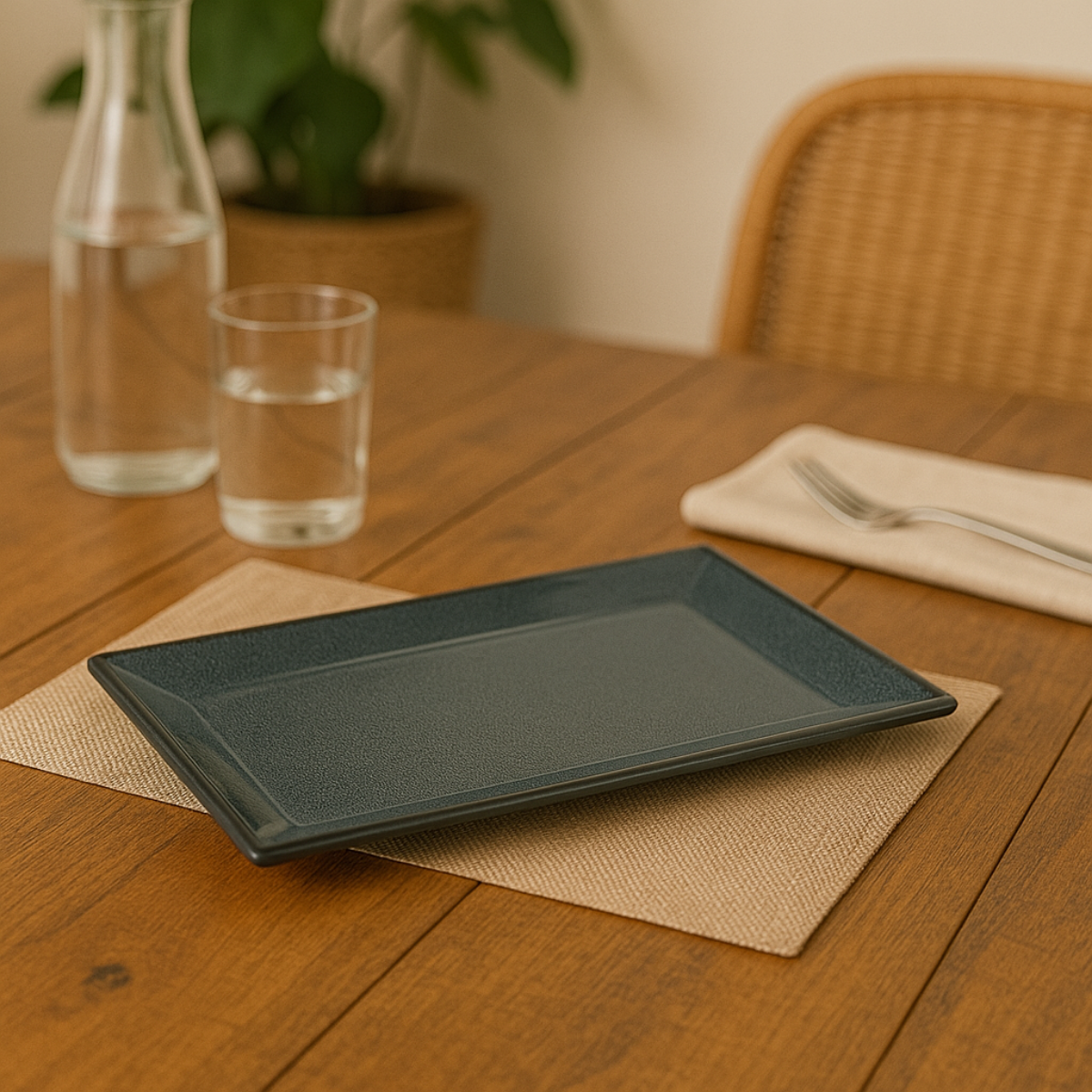 Travessa de Melamina Chumbo - A Gourmet