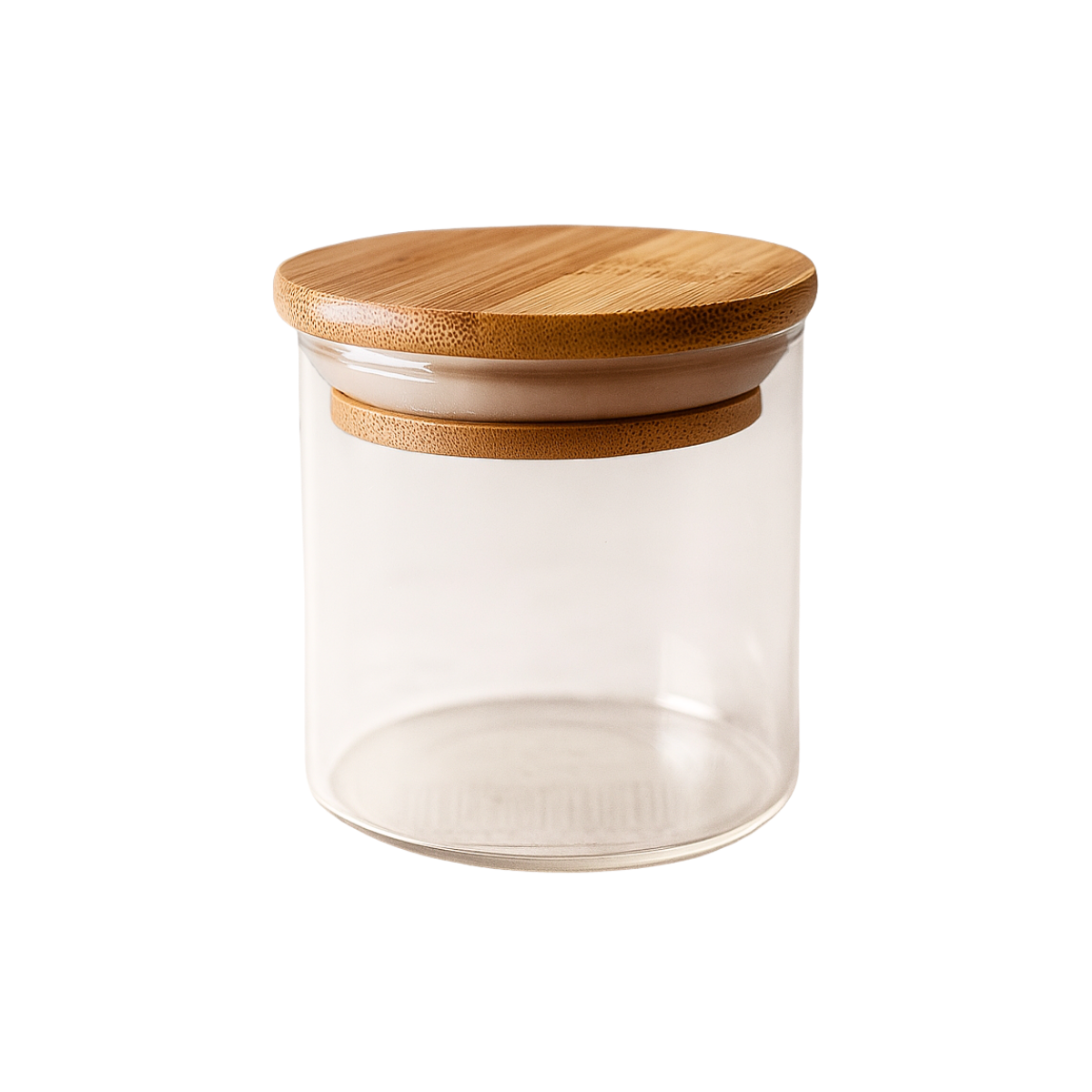 Pote pequeno vidro bambu 110ml