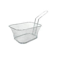 Cesto Servir Porção Metal Cromado - A Gourmet